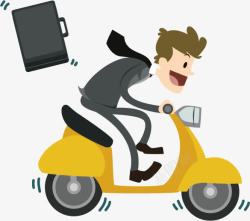 摩托车插图骑摩托的男子高清图片