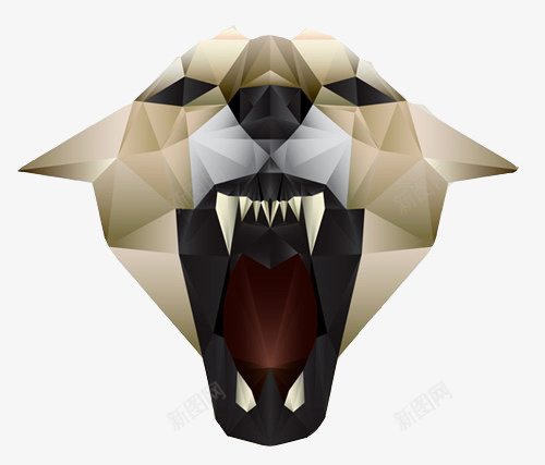 几何动物头像png免抠素材_新图网 https://ixintu.com 几何 动物 头像 装饰 设计