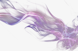紫色炫光火焰效果元素素材