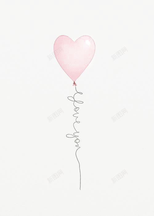 粉色气球png免抠素材_新图网 https://ixintu.com 创意气球 气球装饰 气球透明PNG 爱心气球