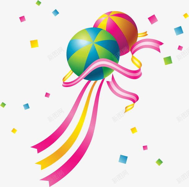 开业大吉气球png免抠素材_新图网 https://ixintu.com 开业 气球 粉色气球 装饰品