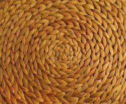 编织工艺品用草编的蒲团高清图片
