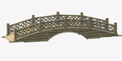 弧形桥木质拱桥高清图片