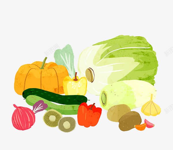 好吃的蔬菜png免抠素材_新图网 https://ixintu.com 健康美味 合理搭配 手绘素菜 抽象蔬菜 有营养 爱心蔬菜 素食主义 绿色食品 菜类图片