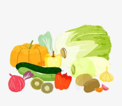 收纳袋营养搭配好吃的蔬菜高清图片