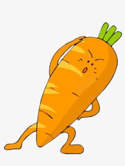 胡罗卜锻炼身体的胡萝卜高清图片