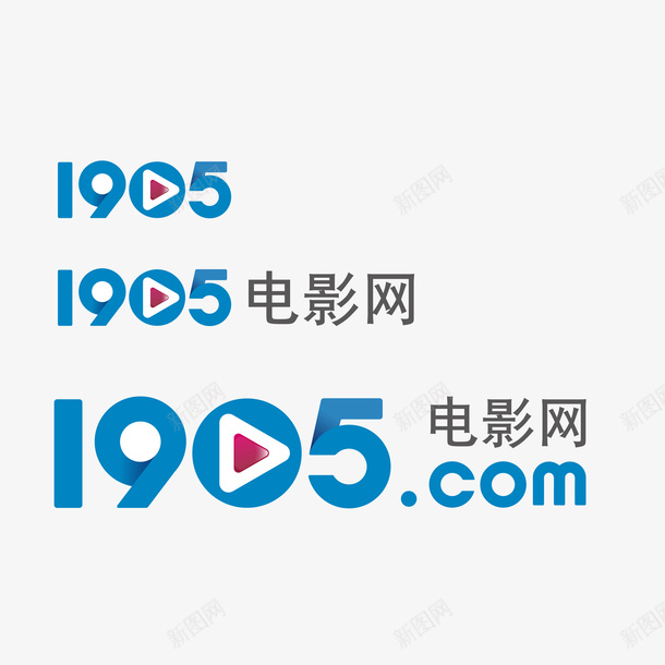 1905电影网标志矢量图图标ai_新图网 https://ixintu.com 1905 logo logo在线生成 标志素材 电影网 蓝色 矢量图