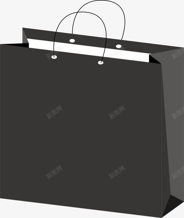 牛皮纸袋png免抠素材_新图网 https://ixintu.com 手提袋 牛皮纸袋 环保袋 超市购物 黑色袋子