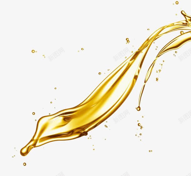 金色透明液体流动png免抠素材_新图网 https://ixintu.com 流动 液体 透明 金色