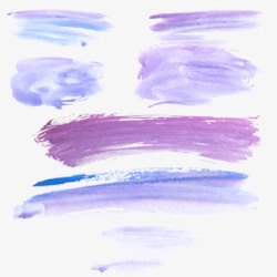 紫色系列背景水彩墨迹高清图片