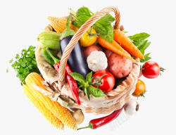 大堆蔬菜水果蔬菜篮子一大堆高清图片