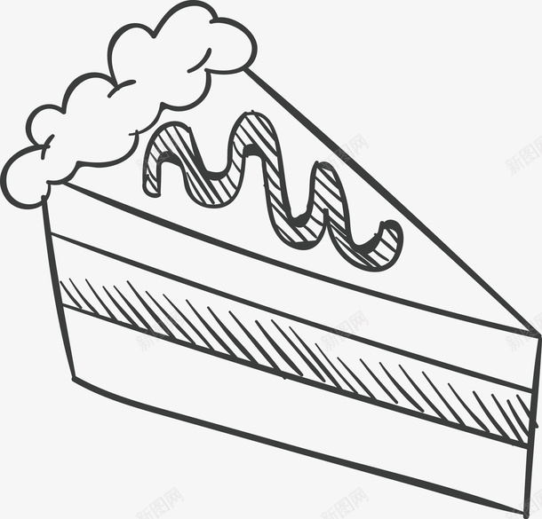 线描蛋糕矢量图图标eps_新图网 https://ixintu.com EPS 插图 甜品 甜点 简笔画手绘 线描 蛋糕 蛋糕简笔画 矢量图