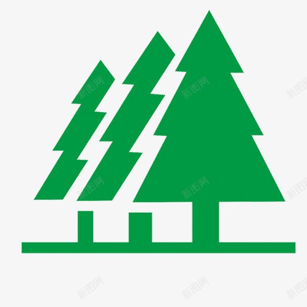 循环松树绿色环保园林logo图标png_新图网 https://ixintu.com 园林logo 循环 环保 简约 绿色