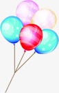 彩色透明气球png免抠素材_新图网 https://ixintu.com 彩色 气球 透明