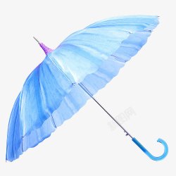梦幻公主床紫色水彩手绘雨伞装饰图案高清图片
