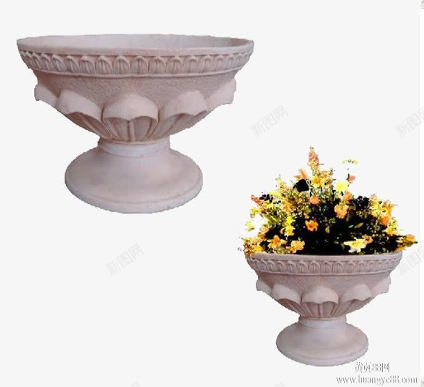 欧式花盆png免抠素材_新图网 https://ixintu.com 一种 器物雕塑 是园林 欧式花盆 雕塑的