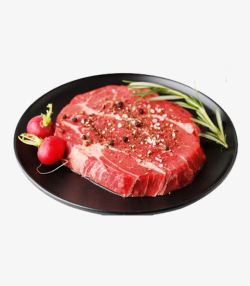 澳洲牛肉卷黑椒牛排高清图片