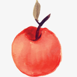 彩绘苹果手绘蔬果高清图片
