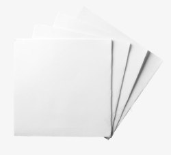 方形餐纸方形纸巾微距特写高清图片
