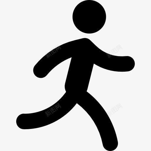 慢跑图标png_新图网 https://ixintu.com 坚持的人 奥运会 跑 运动