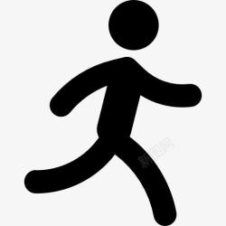 奥运会的人慢跑图标高清图片