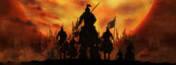 战争游戏古代战争场景背景图高清图片