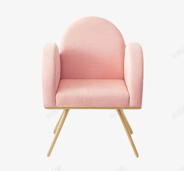 淡粉色的沙发实物png免抠素材_新图网 https://ixintu.com 产品实物 创意 少女 座椅 时尚 沙发 浅色 淡粉 简约
