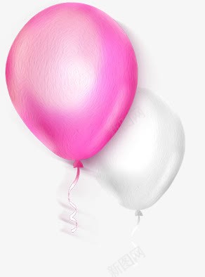 卡通涂鸦粉色气球漂浮效果png免抠素材_新图网 https://ixintu.com 卡通 效果 气球 涂鸦 漂浮 粉色