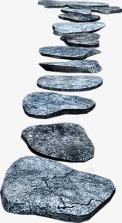 悬浮岛石头石头组成的悬浮楼梯高清图片