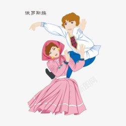 俄罗斯美女民族民族文化高清图片