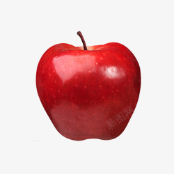 节日苹果红色圆形苹果节日元素高清图片