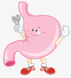 胃肠卡通卡通胃部器官高清图片