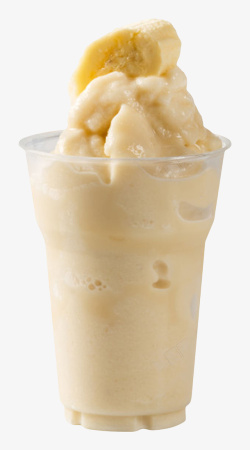 饮料饮用牛奶香蕉冰沙实物高清图片