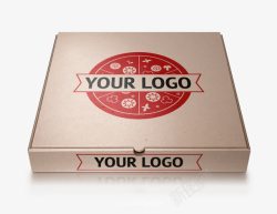 产品vi手册纸箱可换logo的披萨盒子图标高清图片