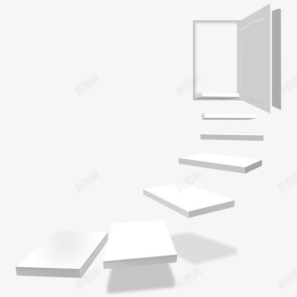 白色台阶窗户png免抠素材_新图网 https://ixintu.com 台阶 步步高升 白色窗框 窗户 阶梯