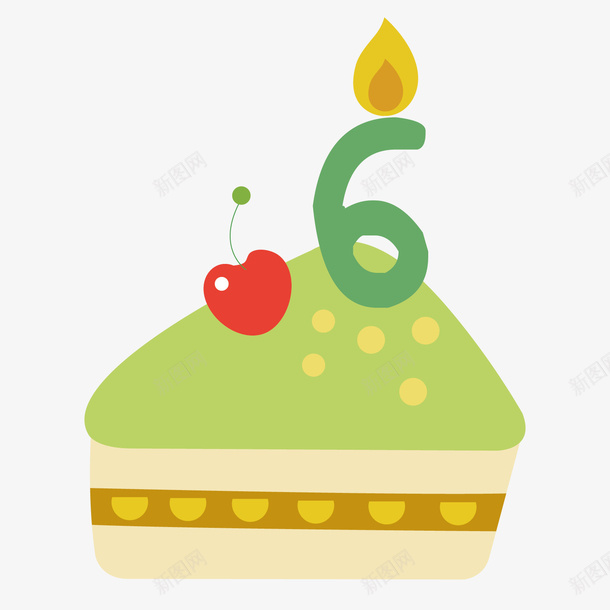 浅绿色数字蛋糕矢量图ai免抠素材_新图网 https://ixintu.com 6 多层 手绘 数字 樱桃 生日蛋糕 绿色 美味 蛋糕 蜡烛 矢量图