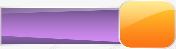 手绘紫色条幅渐变标题框按钮png免抠素材_新图网 https://ixintu.com 小清新 手绘 条幅 水彩 渐变 简约 紫色 线条