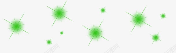 光点png免抠素材_新图网 https://ixintu.com 光效 光线 星星 炫光 点缀 绿色 装饰