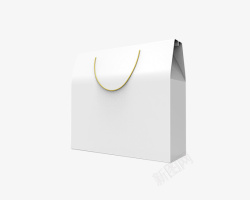 白色透明纸箱空白礼盒纸箱模板高清图片