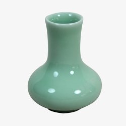 瓷花瓶纯色烤瓷花瓶高清图片