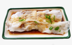 广东美味传统小吃瘦肉肠粉高清图片