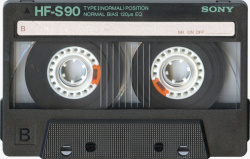 磁带PNG图黑色的收音机磁带高清图片