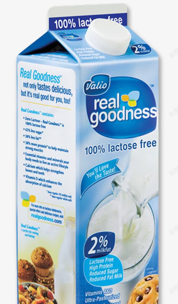 纸盒牛奶装png免抠素材_新图网 https://ixintu.com 产品实物 国外 早餐 牛奶 纸盒装 蓝白色