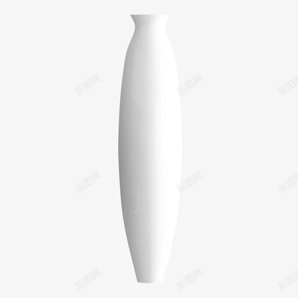 白色花瓶png免抠素材_新图网 https://ixintu.com 传统 反光 古典 渐变 白色 花瓶 装饰 质感 陶瓷