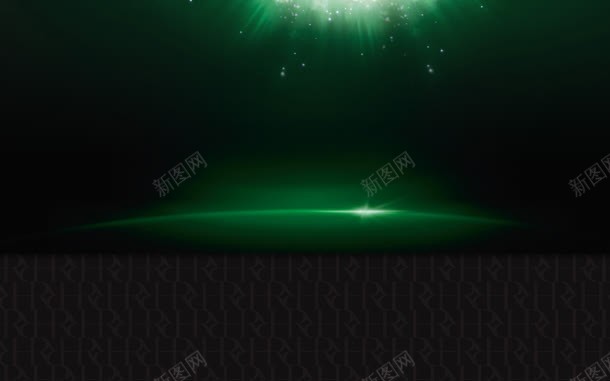 绿色光效星光海报jpg设计背景_新图网 https://ixintu.com 星光 海报 色光