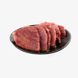 五香牛肉干美味牛排元素高清图片