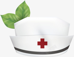 生物医药广告护士帽子矢量图高清图片