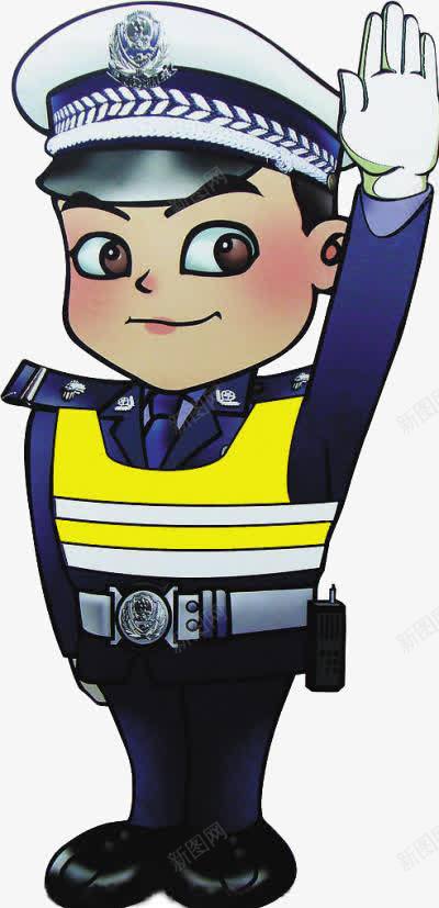 警察png免抠素材_新图网 https://ixintu.com 交警 制度 卡通 管理