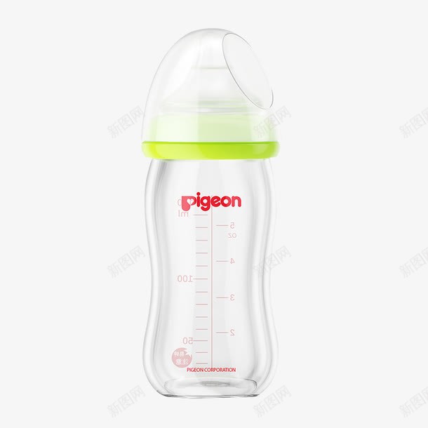Pigeon贝亲奶瓶png免抠素材_新图网 https://ixintu.com 产品实物 婴儿宽口玻璃奶瓶 贝亲240ml奶瓶