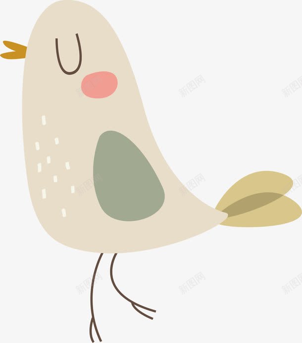 卡通动物png免抠素材_新图网 https://ixintu.com 人偶玩具 动物 卡通动物 卡通手绘 可爱 小鸟
